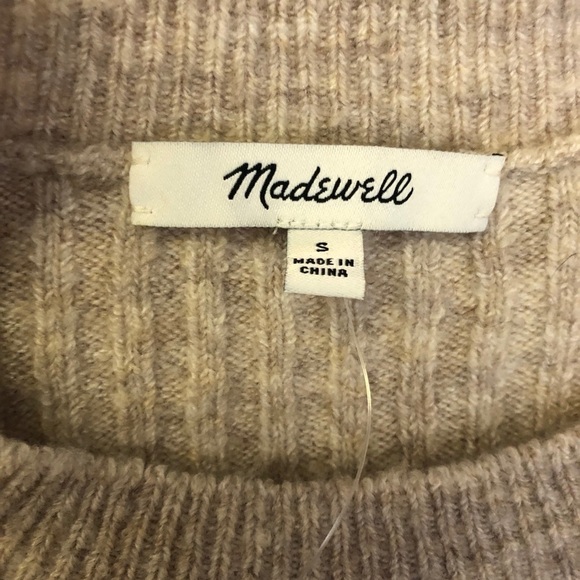 NWT Madewell colorblock midi sweater dress XXL - Picture 10 of 10